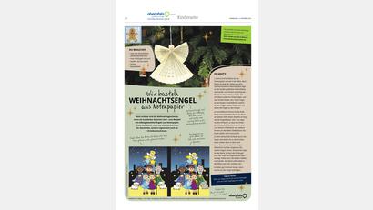 Bild: Oberpfalz Medien
Wir basteln Weihnachtsengel.