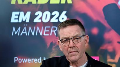 Bild: Federico Gambarini/dpa
Bundestrainer Alfred Gislason strebt mit der DHB-Auswahl das EM-Halbfinale an.