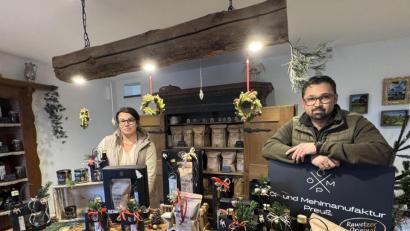 Bild: Matthias Bäumler
Katrin und Mark Preuß aus Marktredwitz setzen auf Direktvermarktung im Hofladen.