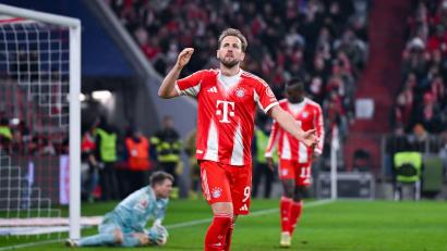 Bild: Sven Hoppe/dpa
Kane jagt den Lewandowski-Rekord. (Archivbild)