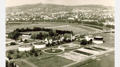 Luftbild: Werner Lischka
Auch dieses Areal schaut heute ganz anders aus, als es 1973 gewesen ist. Wo sind wir?