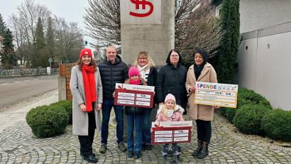 Bild: Firma Schaumberger
Spendenübergabe der Firma Schaumberger an wohltätige Organisationen.