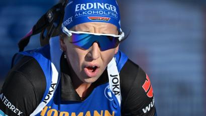 Bild: Martin Schutt/dpa
Franziska Preuß legt nach ihrer Zwangspause ein solides Comeback hin. (Archivbild)