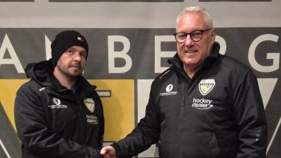 Bild: ERSC Amberg/Spanger
Zwei die sich kennen und schätzen: Ambergs Sportlicher Leiter Chris Spanger und der neue Lions-Coach, Christian Zessack.