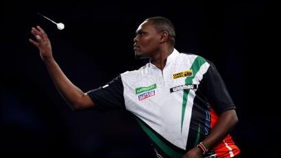 Bild: John Walton/PA Wire/dpa
Spielte erstmals bei der WM: David Munyua.