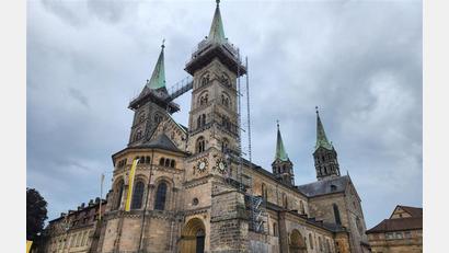 Bild: Marina Sigritz (marina.sigritz@oberpfalzmedien.de)
Der Bamberger Dom ist sicher das imposanteste Bauwerk bei der Stadtbesichtigung.