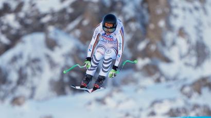 Bild: Giovanni Auletta/AP/dpa
Kira Weidle-Winkelmann gelingt in Val d'Isère ein starkes Rennen.
