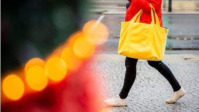 Bild: Christoph Soeder/dpa
Insgesamt zeigen sich bislang nur 17 Prozent der Unternehmen mit dem Verlauf des Weihnachtsgeschäfts zufrieden.