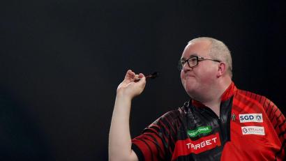 Bild: Bradley Collyer/PA Wire/dpa
Wurde emotional nach seinem Einzug in die dritte Runde: Stephen Bunting.