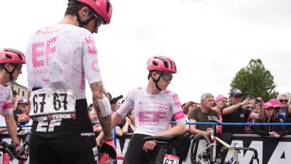 Bild: Massimo Paolone/LaPresse via ZUMA Press/dpa
An Borreliose erkrankt: Der Radprofi Georg Steinhauser. (Archiv)