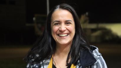 Bild: olr
Nach einem langen Tag voller Weihnachtsbesuche: Tanja Renner.