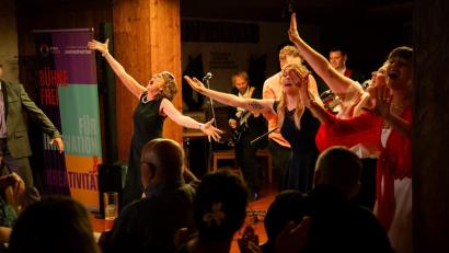 Bild: Florian Wein 
Eindrücke von „Crashkurs für Liebeslieder“ und „Das Geheimnis der Blutgräfin“