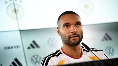 Bild: Julian Stratenschulte/dpa
Jonathan Tah: Der WM-Titel 2026 ist drin. (Archivbild)