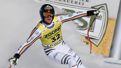 Bild: Marco Trovati/AP/dpa
Simon Jocher sorgte in Livigno für eine deutsche Überraschung.