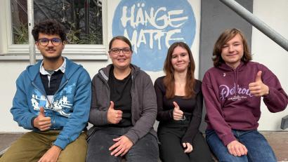 Bild: Petra Hartl
Sie bilden den neuen Jugendbeirat (von links): Vincent Baier, Jugendbeauftragte Jessica Graf, Charlotte Weiß und Felix Stadlbauer-Valentin (nicht am Bild: Nico Haubelt und Timo Stadlbauer).