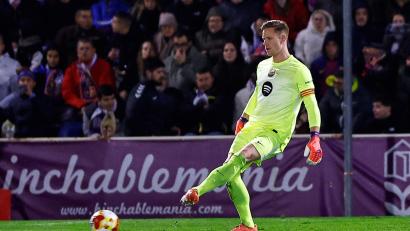 Bild: Rudy Garcia/AP/dpa
Marc-André ter Stegen muss um seinen Platz im deutschen WM-Aufgebot kämpfen. (Archivbild)