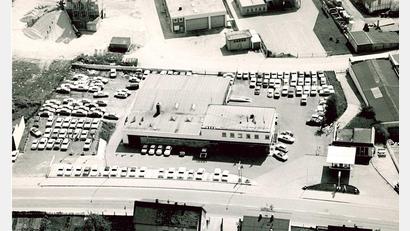 Luftbild: Werner Lischka
Zugegeben, heute ist es schwer, unser Luftbild aus dem Jahr 1973. Welches Unternehmen sehen wir hier?