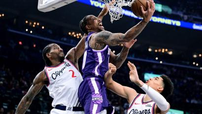 Bild: Wally Skalij/AP/dpa
Die Sacramento Kings waren bei den LA Clippers chancenlos.