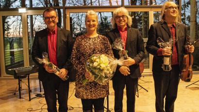 Bild: Monika Renda
Das Romy-Börner-Quartett bescherte den Besucher im Gedankengebäude der Burg Wernberg einen schönen Konzertabend.