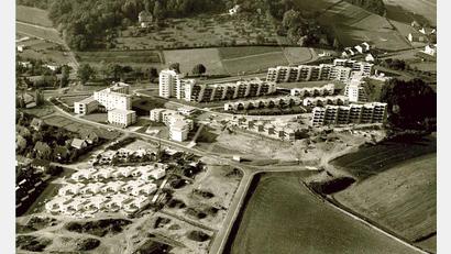 Luftbild: Werner Lischka
Ambergs "Olympisches Dorf" im Jahr 1973 ist natürlich kein solches. Wo sind wir hier?