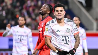 Bild: Harry Langer/dpa
Bayern-Stürmer Luis Díaz ist nun auch unter die Sänger gegangen. (Archivbild)