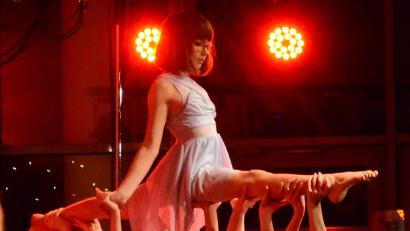 Bild: Kunz
Die Akrobatikgruppe des Weidener Turnerbunds.