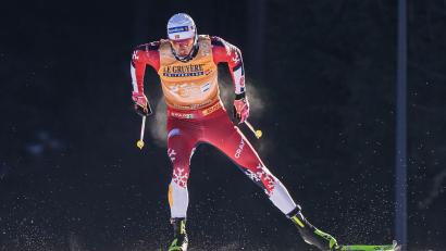 Bild: Terje Pedersen/NTB Scanpix/AP/dpa
Der Norweger Johannes Hoesflot Klaebo hat die Tour de Ski gewonnen.