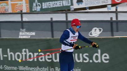 Bild: chl
Tobias Loos vom SC Monte Kaolino Hirschau gewann das 10 KM Skatingrennen beim zweiten Deutschlandpokal im Hohenzollern- Skistadion am Arbersee in der Altersklasse U18.