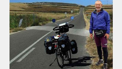 Bild: Helmut Schuller
Helmut Schuller bewältigte per Rad den Jakobsweg.