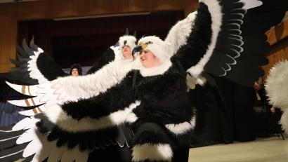 Bild: mfh
Die ausgefallenen Kostüme der Knappnesia sind alle selbst hergestellt.