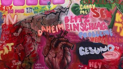 Bild: ubb
Unter anderem entstehen farbenfrohe Werke.