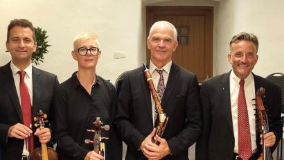 Bild: Concilium Musicum Wien/exb
Das Concilium Musicum Wien ist mit Wiener Klassik und Tanzmusik aus Wien beim Waldsassener Kammermusikkreis zu Gast.