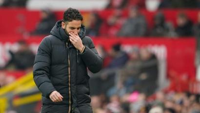 Bild: Dave Thompson/AP/dpa
Ruben Amorim ist nicht länger Trainer von Manchester United. (Archivbild)