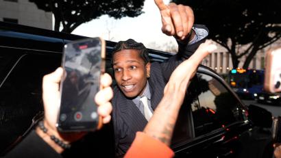 Bild: Damian Dovarganes/AP/dpa
Asap Rocky bringt am 16. Januar sein neues Studioalbum heraus (Archivbild).