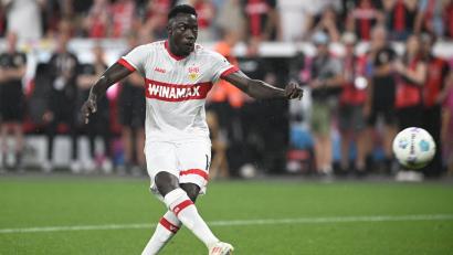 Bild: Bernd Thissen/dpa
Abschied vom VfB Stuttgart: Angreifer Silas geht nach Mainz. (Archivbild)