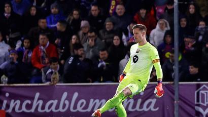 Bild: Rudy Garcia/AP/dpa
Torwart Marc-André ter Stegen hat sich wieder verletzt. (Archivbild)