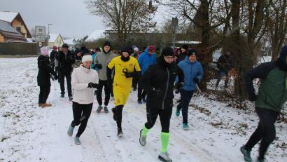 Bild: sne
65 Teilnehmer waren beim Silvesterlauf in Grafenwöhr dabei.