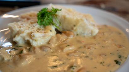 Archivbild: Marco Meier
Böhmische Knödel mit Schwammerlsoße.