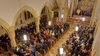 Bild: Thomas Enslein/Fotoclub Pleystein
Zum Abschuss des Jubiläumsjahres veranstaltete der Männergesangverein Pleystein ein Konzert in der 
Stadtpfarrkirche Pleystein.