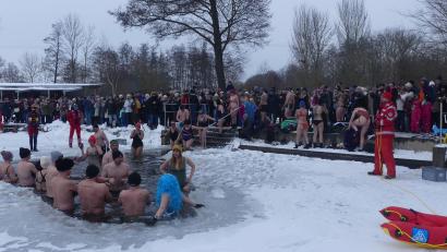 Bild: rn
Die erste Gruppe beim Baden.