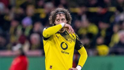 Bild: David Inderlied/dpa
Für BVB-Sportdirektor Sebastian Kehl ist ein schneller Abgang von Fábio Silva undenkbar. (Archivbild)