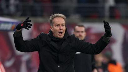 Bild: Jan Woitas/dpa
Der dänische Trainer Kasper Hjulmand macht sich Sorgen um Grönland. (Archivbild)