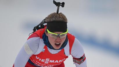 Bild: Hendrik Schmidt/dpa
Darja Dolidowitsch ist Teil des Flüchtlingsteams des Welt-Biathlonverbandes.