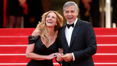 Bild: Ian Langsdon/EPA/dpa
Julia Roberts und George Clooney werden bei der Golden-Globe-Gala Preise verteilen. (Archivbild)
