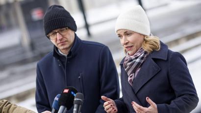 Bild: Moritz Frankenberg/dpa
Die Lage auf den Schienen entspannt sich laut Evelyn Palla immer weiter.