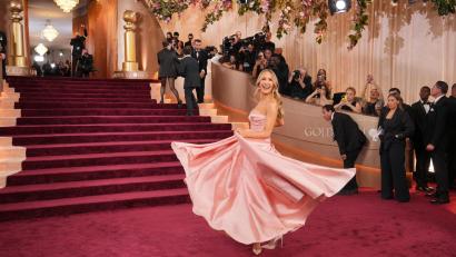 Bild: Jordan Strauss/Invision/AP/dpa
Zum zweiten Mal moderiert Nikki Glaser die Golden Globes. (Foto Aktuell)