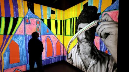Bild: Karl-Josef Hildenbrand/dpa
Die erste Ausstellung im Lindauer Kunstforum Hundertwasser haben mehr als 100.000 Menschen besucht. (Archivbild)