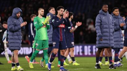 Bild: Anne-Christine Poujoulat/AFP/dpa
Diese Niederlage kommt überraschend: PSG ist im Pokal raus.