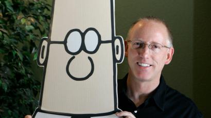 Bild: Marcio Jose Sanchez/AP/dpa
Scott Adams, der Erfinder von „Dilbert“, ist tot. (Archivfoto)