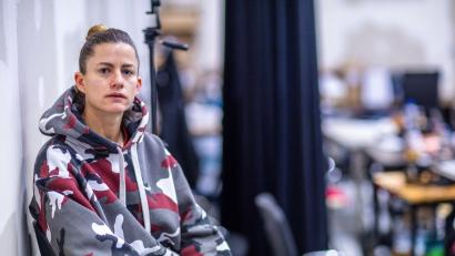 Bild: Jens Büttner/dpa
Wieder zum Theatertreffen eingeladen: Choreographin Florentina Holzinger (Archivbild).